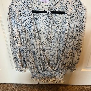 Parker ruffle blouse